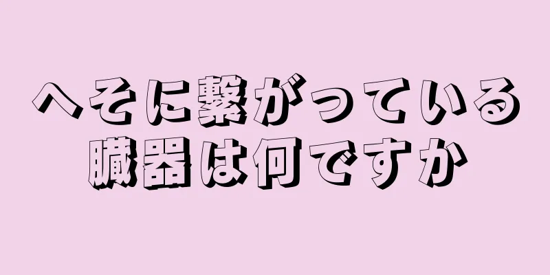 へそに繋がっている臓器は何ですか