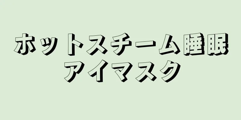 ホットスチーム睡眠アイマスク