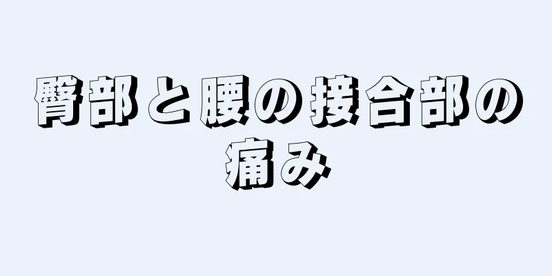 臀部と腰の接合部の痛み