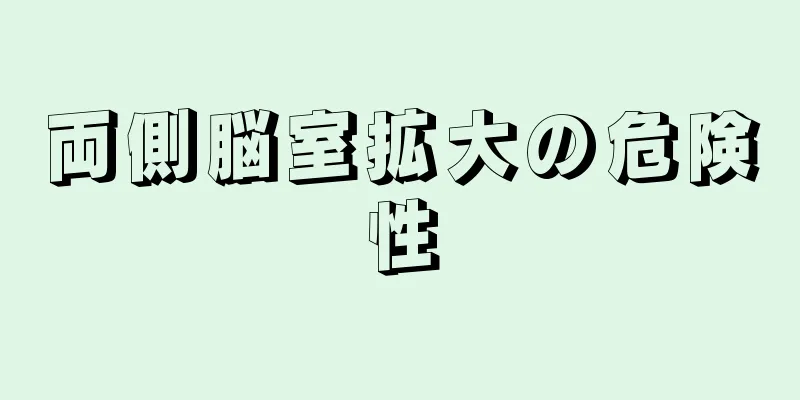 両側脳室拡大の危険性