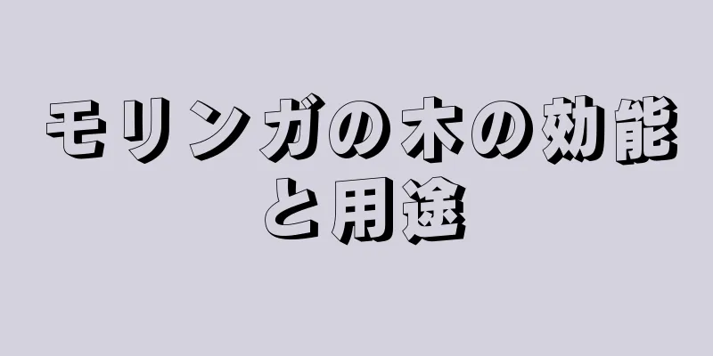 モリンガの木の効能と用途