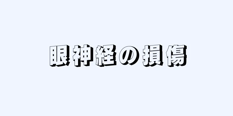 眼神経の損傷