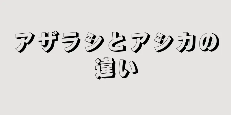 アザラシとアシカの違い