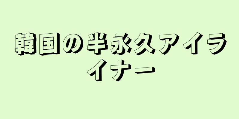 韓国の半永久アイライナー