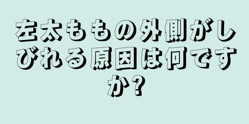 左太ももの外側がしびれる原因は何ですか?