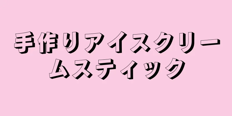 手作りアイスクリームスティック