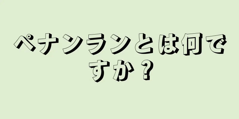 ペナンランとは何ですか？