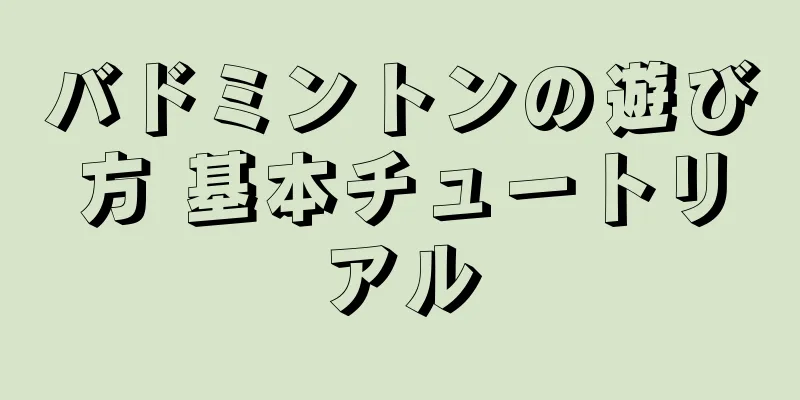 バドミントンの遊び方 基本チュートリアル