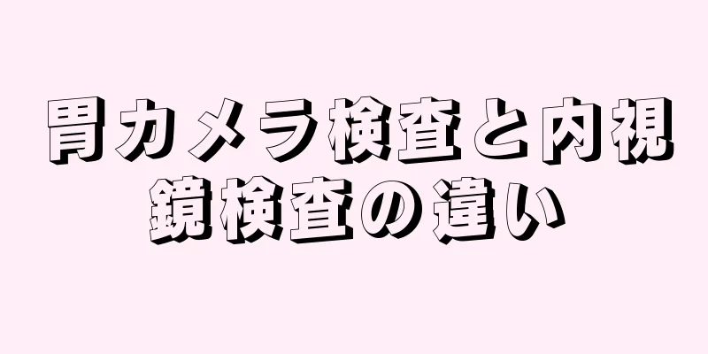 胃カメラ検査と内視鏡検査の違い