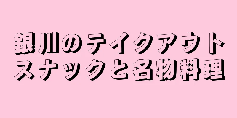 銀川のテイクアウトスナックと名物料理