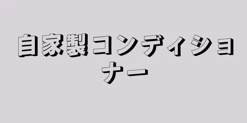 自家製コンディショナー