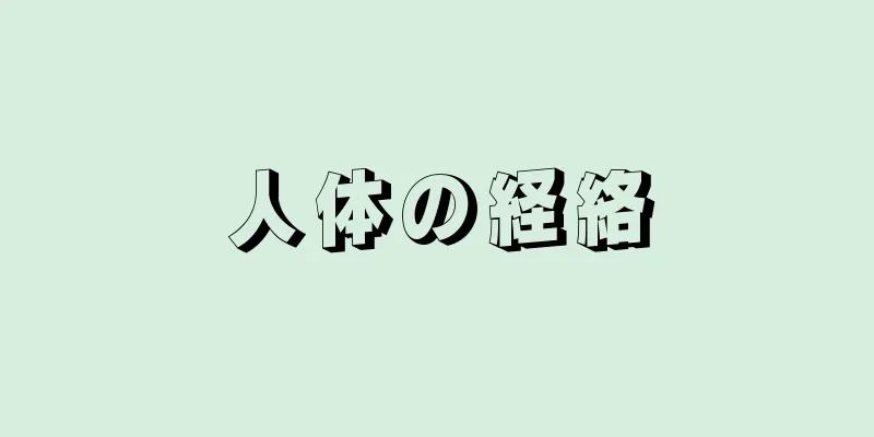 人体の経絡