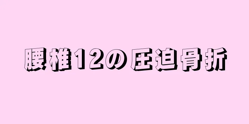 腰椎12の圧迫骨折