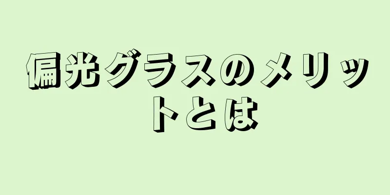 偏光グラスのメリットとは