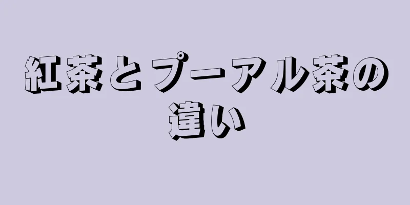 紅茶とプーアル茶の違い