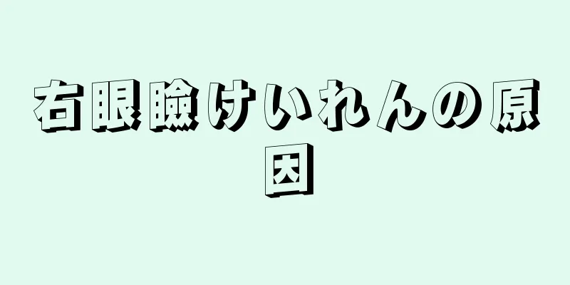 右眼瞼けいれんの原因