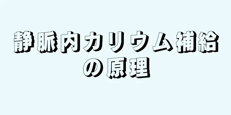 静脈内カリウム補給の原理