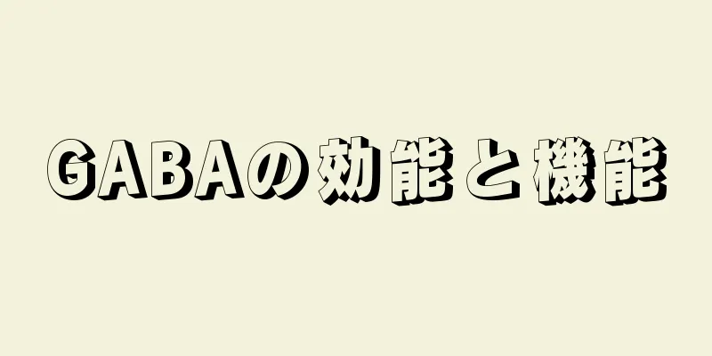 GABAの効能と機能