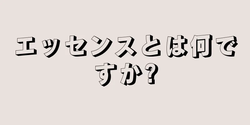 エッセンスとは何ですか?