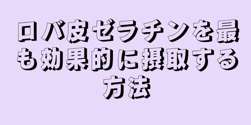 ロバ皮ゼラチンを最も効果的に摂取する方法