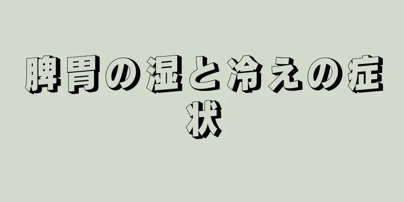 脾胃の湿と冷えの症状