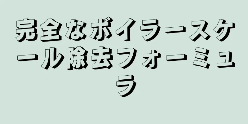 完全なボイラースケール除去フォーミュラ