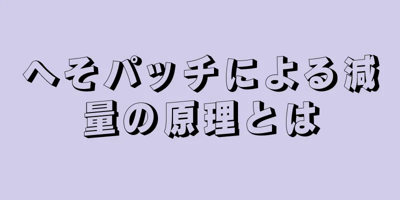 へそパッチによる減量の原理とは