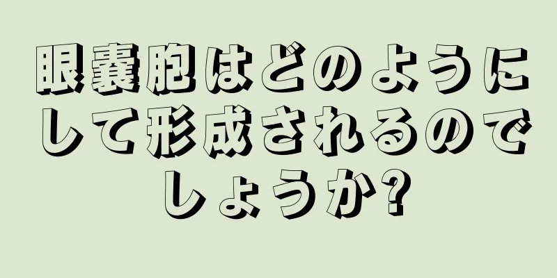 眼嚢胞はどのようにして形成されるのでしょうか?