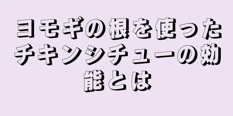 ヨモギの根を使ったチキンシチューの効能とは