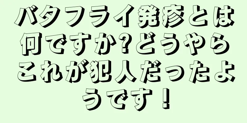 バタフライ発疹とは何ですか?どうやらこれが犯人だったようです！