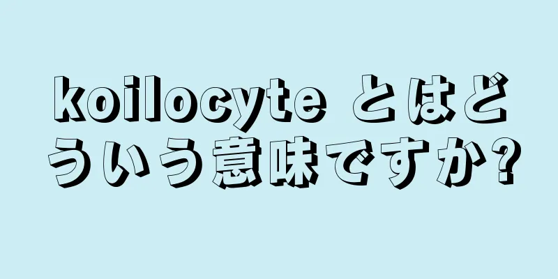 koilocyte とはどういう意味ですか?