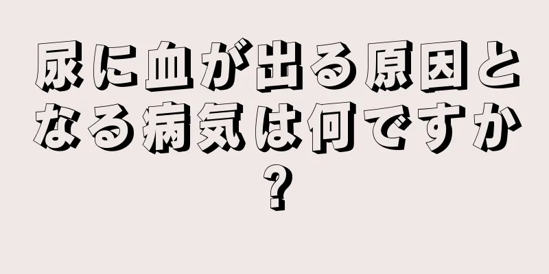 尿に血が出る原因となる病気は何ですか?