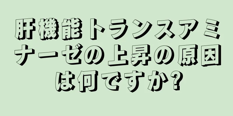 肝機能トランスアミナーゼの上昇の原因は何ですか?