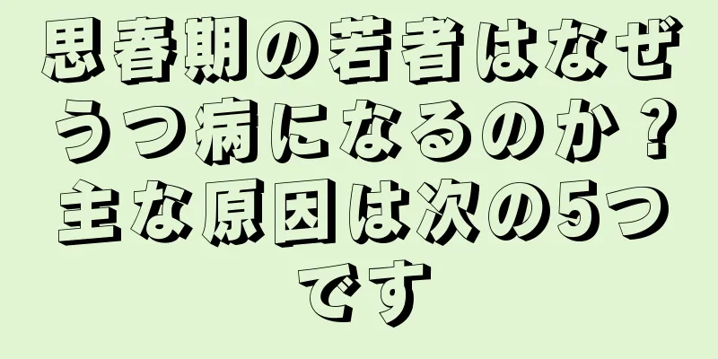 思春期の若者はなぜうつ病になるのか？主な原因は次の5つです