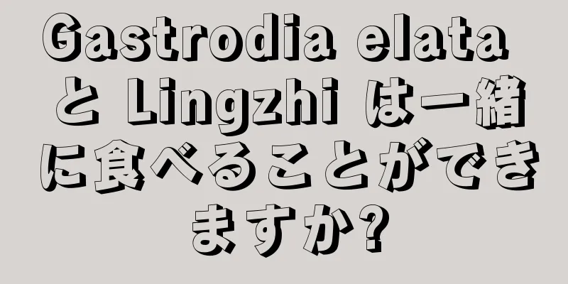 Gastrodia elata と Lingzhi は一緒に食べることができますか?