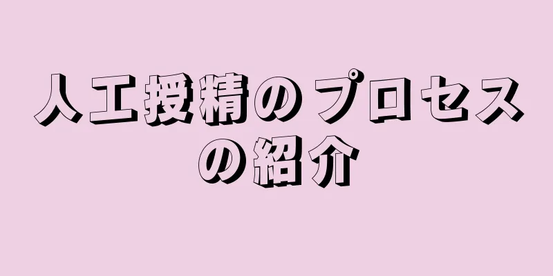 人工授精のプロセスの紹介