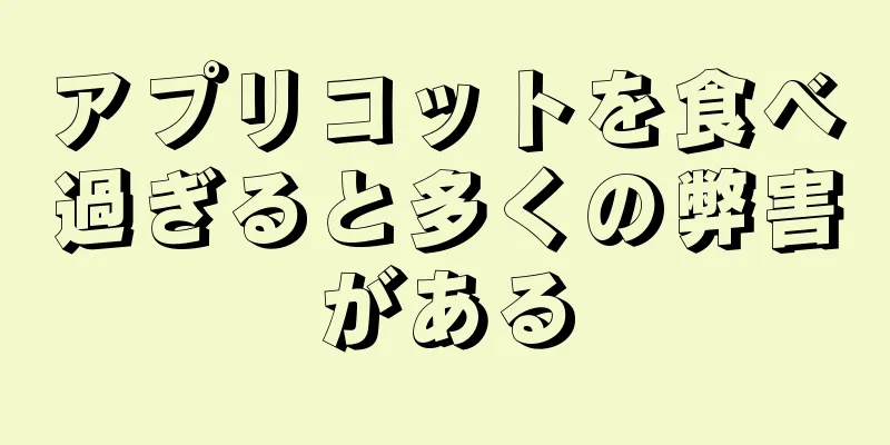 アプリコットを食べ過ぎると多くの弊害がある