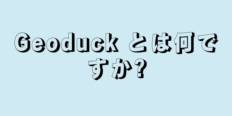 Geoduck とは何ですか?