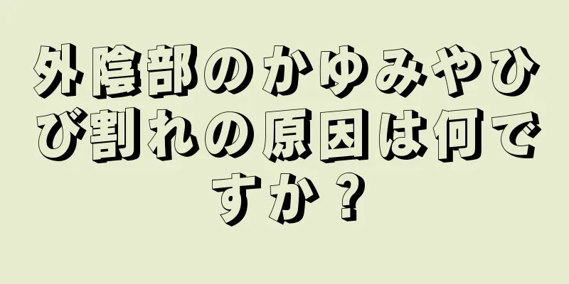 外陰部のかゆみやひび割れの原因は何ですか？