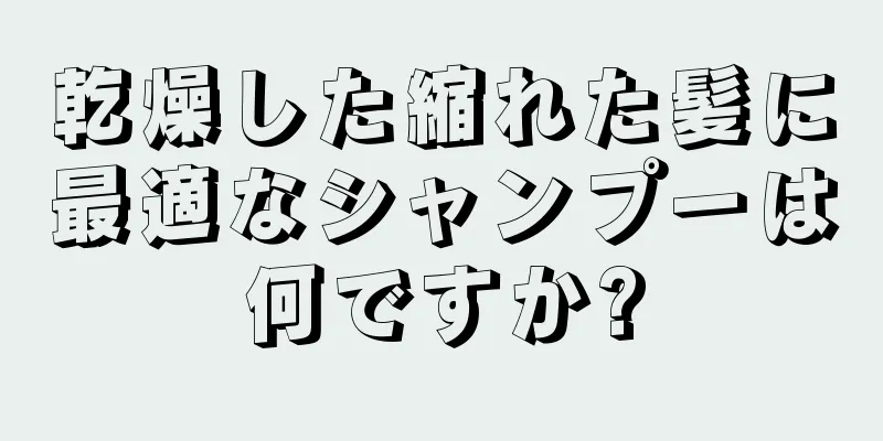 乾燥した縮れた髪に最適なシャンプーは何ですか?