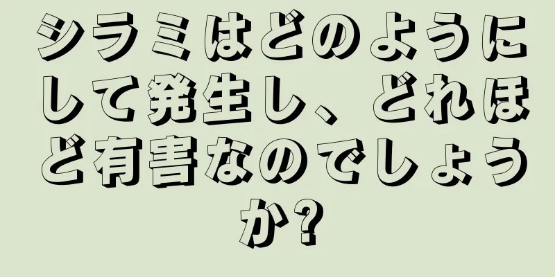 シラミはどのようにして発生し、どれほど有害なのでしょうか?