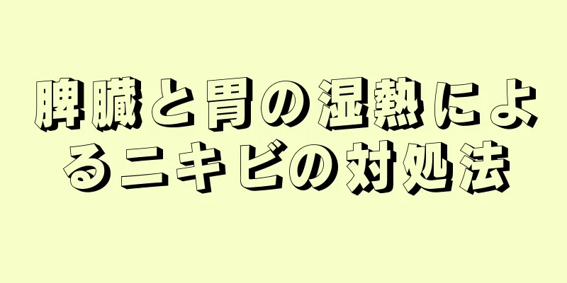 脾臓と胃の湿熱によるニキビの対処法