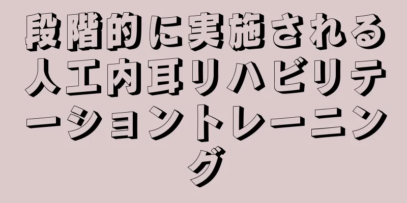 段階的に実施される人工内耳リハビリテーショントレーニング