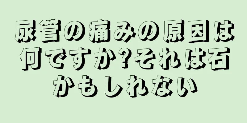 尿管の痛みの原因は何ですか?それは石かもしれない