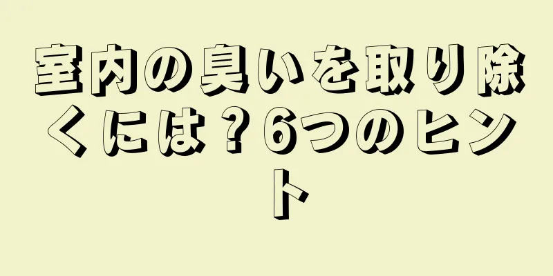 室内の臭いを取り除くには？6つのヒント