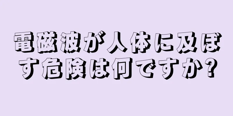 電磁波が人体に及ぼす危険は何ですか?