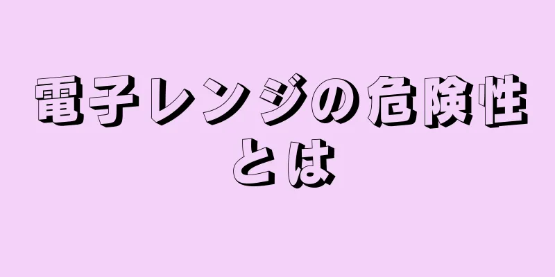 電子レンジの危険性とは