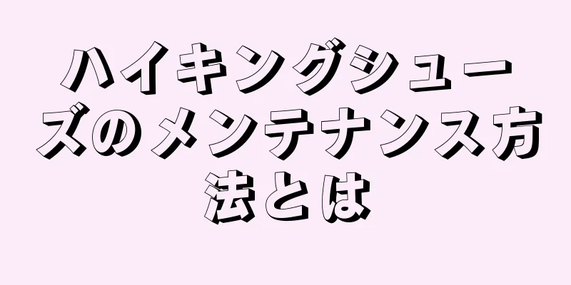 ハイキングシューズのメンテナンス方法とは