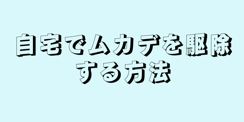 自宅でムカデを駆除する方法