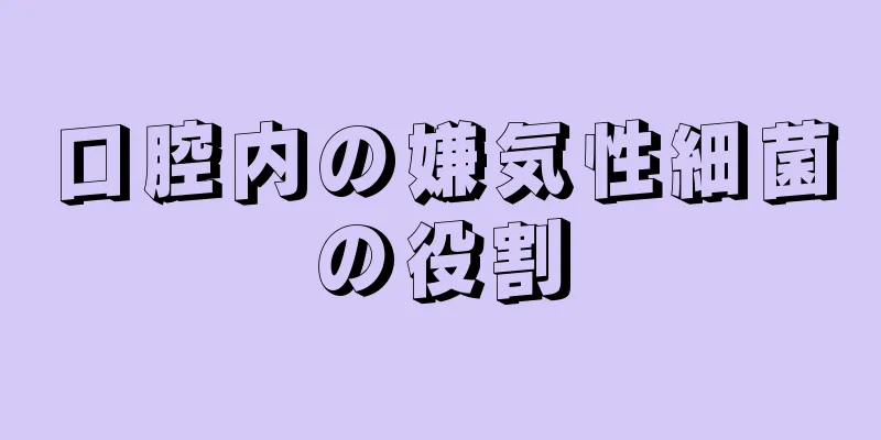 口腔内の嫌気性細菌の役割